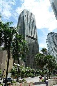 Menara Darussalam located along Jalan Pinang. The frontage is Grand Hyatt Kuala Lumpur - Search Office KL
