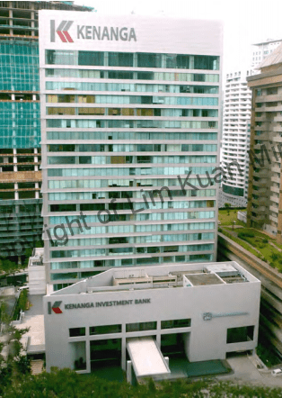 Kenanga International at Jalan Sultan Ismail offers office space for rent